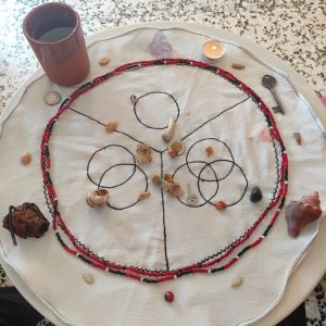 Lectura del Oráculo de Huesos – Conexión espiritual con Exú y Pomba Gira.